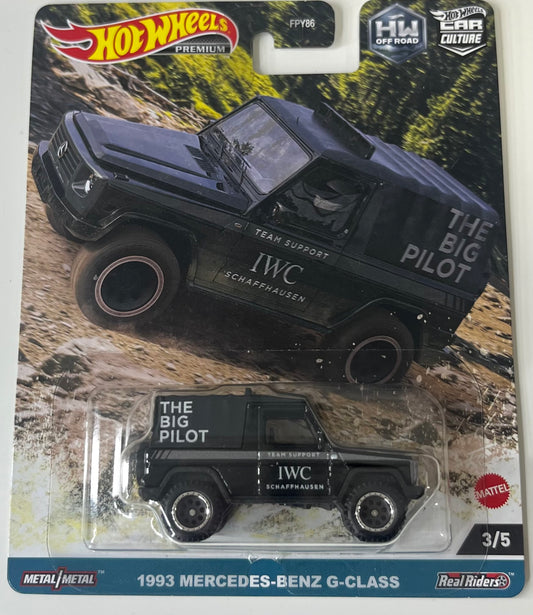 Hot Wheels Car Culture Premium 1993 Mercedes Benz GCLASS 3/5