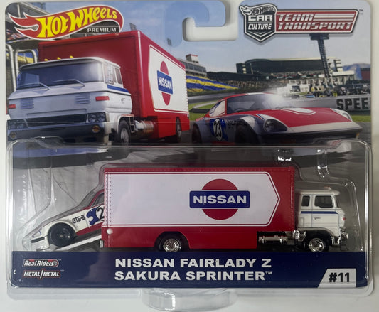 Hot Wheels Team Transport #11 Nissan Fairlady Z Sakura Sprinter