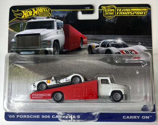 Hot Wheels Team Transport ‘66 Porsche 906 Carrera 6 Carry On