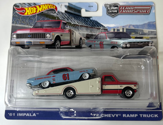 Hot Wheels Team Transport ‘61 Impala & 72 Chevy Ramp Truck