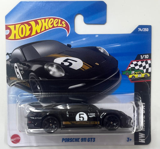 Hot Wheels Mainline Porsche 911GT3 Short card Race Day