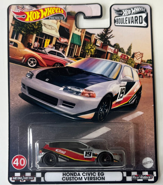 Hot Wheels Boulevard Premium Honda Civic EG Custom Version #40