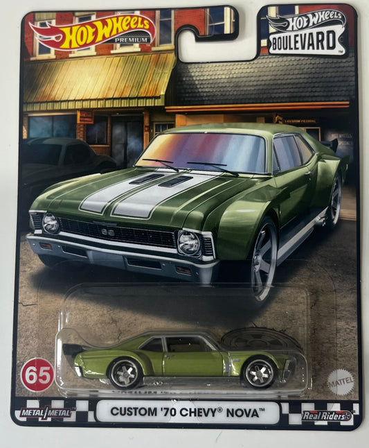 Hot Wheels Boulevard Premium Custom ‘70 Chevy Nova #65