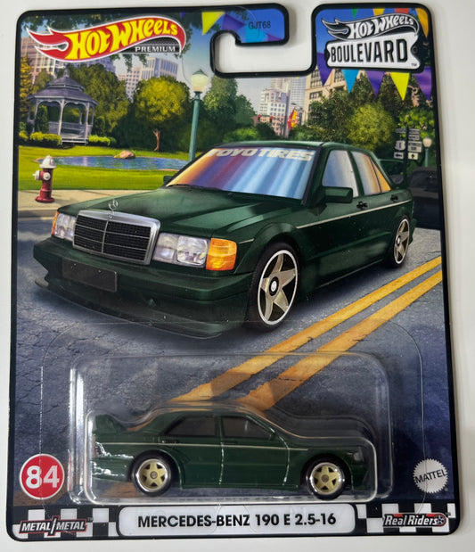 Hot Wheels Boulevard #84 Mercedes Benz 190 E Premium