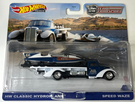 Hot Wheels Team Transport Classic Hydroplane Speed Waze