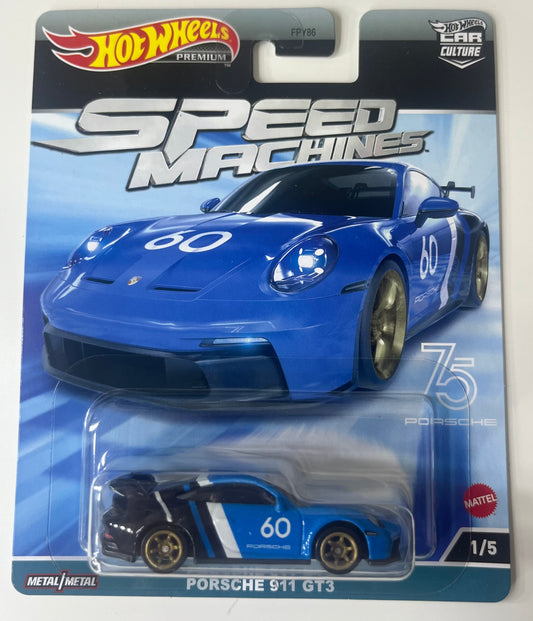 Hot Wheels Speed Machines Porsche 911 GT3 1/5