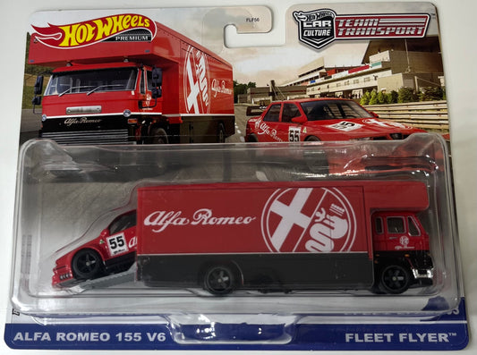 Hot Wheels Alfa Romeo 155 V6 Fleet Flyer