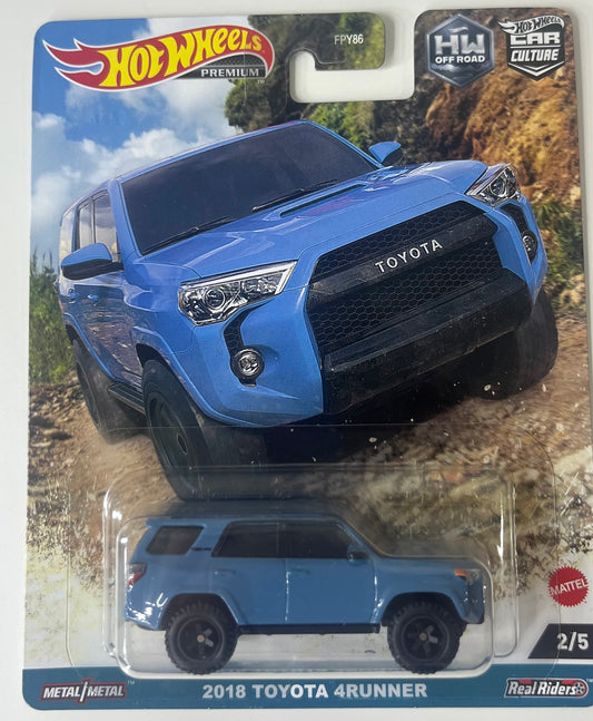 Hot Wheels Off Road Car Culture Premium 2018 Toyota 4Runner