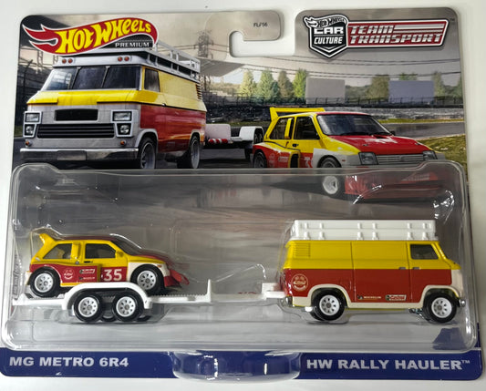 Hot Wheels Team Transport MG Metro 6R4 HW Rally Hauler