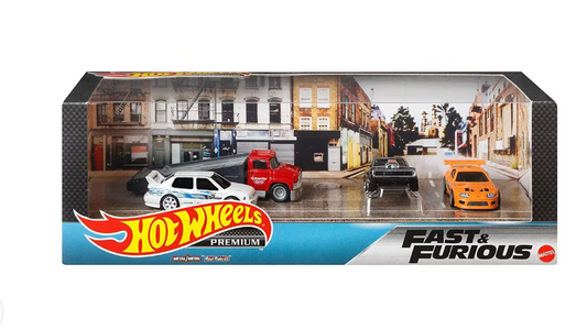 Hot Wheels Premium Collectors Fast & Furious Set Real Riders