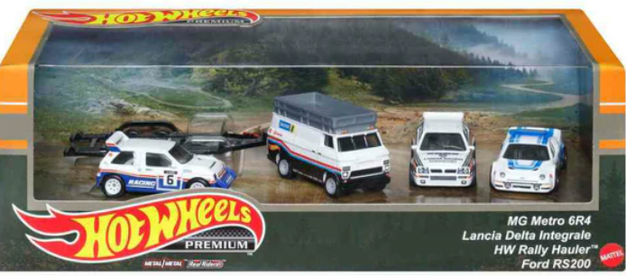 Hot Wheels Premium Rally Legend Display Collector Set