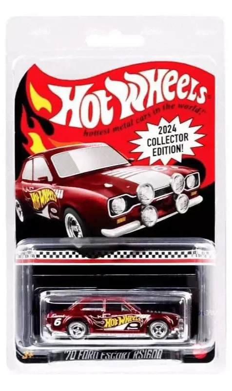 Hot Wheels 1:64 70 Ford Escort RS1600 Collector Special Edition